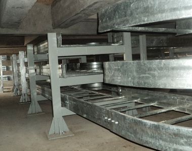 Supply of lighting columns, lightning rods