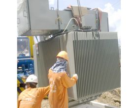 Lắp đặt tủ điện chính và máy biến áp 2MVA